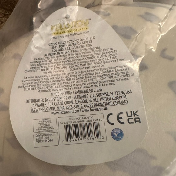 NEW Squishmallow Kellytoy 2021 Springtime Easter 16" Rosie the Pig Plush Doll - Picture 4 of 4